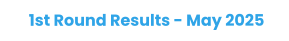 1st Round Results - May 2025
