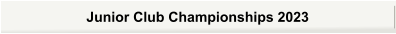 Junior Club Championships 2023