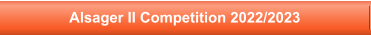 Alsager II Competition 2022/2023