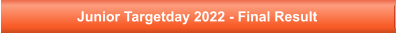 Junior Targetday 2022 - Final Result